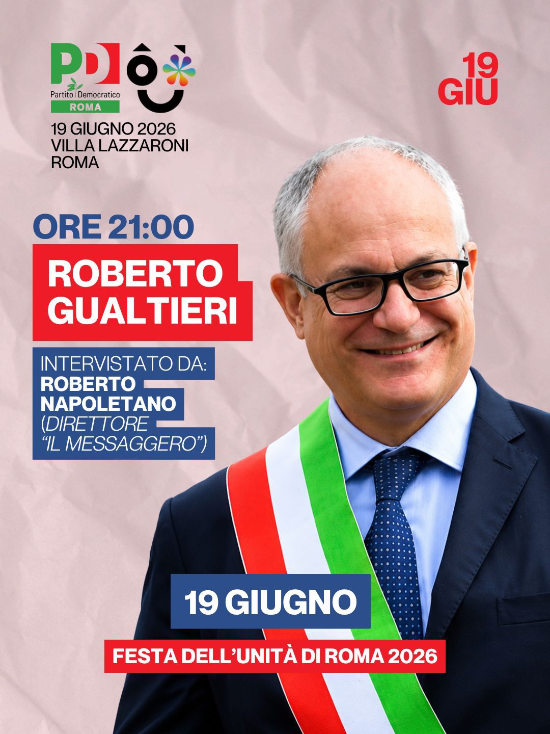 incontro con il sindaco di ROMA Roberto Gualtieri